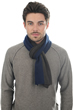 Cashmere & Yak accessories scarves mufflers luvo dark navy natural marron 164 x 26 cm